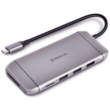 Док-станція REAL EL CQ-900 Space Grey (EL123110003)