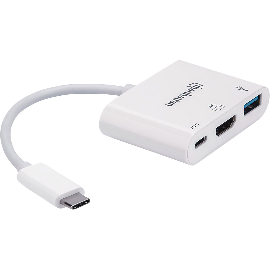 Док-станція INTRACOM 4 in 1 Manhattan White (152945) Тип живлення пасивний