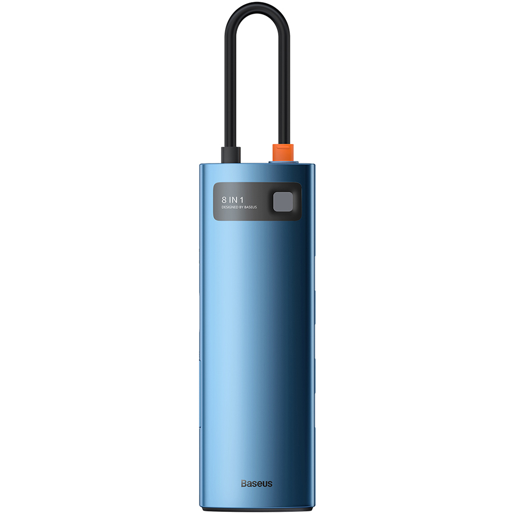 Док-станція BASEUS Metal Gleam Series 8 in 1 Blue (WKWG000103) Тип живлення пасивний