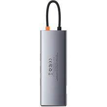 Док-станция BASEUS Metal Gleam Series 9in1 Grey (CAHUB-CU0G)