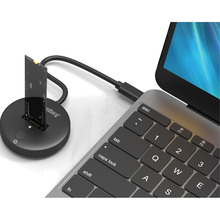 Док-станція SANDBERG USB 3.2 Dock for M.2 + NVMe SSD Black (136-47)