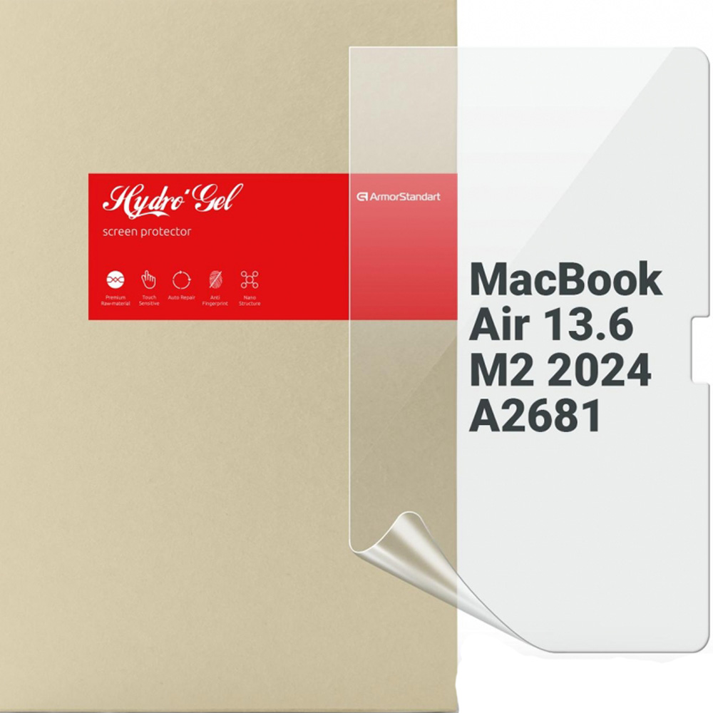 Гідрогелева плівка ARMORSTANDART для MacBook Air 13.6 M2 2024 A2681 (ARM83274)