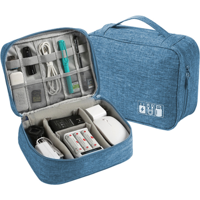 Органайзер для кабелей VOLTRONIC 24 х 9 х 18 см Light blue (YT-SM006-Light blue) Органайзер для кабелей VOLTRONIC 24 х 9 х 18 см Light blue (YT-SM006-Light blue)