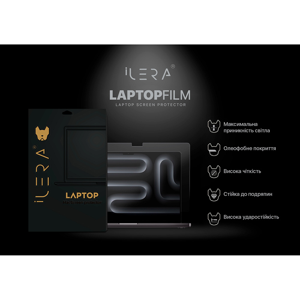 Защитная пленка ILERA для MacBook Pro 16" (ILMBPR16) Защитная пленка ILERA для MacBook Pro 16" (ILMBPR16) Тип защитная пленка
