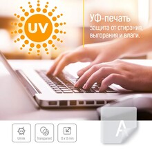 Наклейка на клавіатуру COLORWAY Transparent/White (СW-NW)