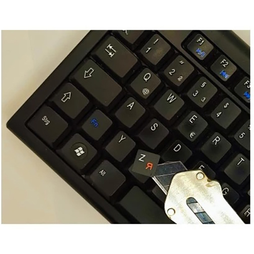 Наклейки на клавиатуру BESTKEY 68 кл Black White/Orange (BK13ORA/024) Дополнительные характеристики Наклейка на клавиатуру универсальная прозрачная оранжевыми буквамими