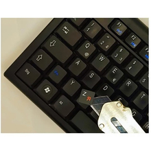 Наклейки на клавиатуру BESTKEY 68 кл Black White/Orange (BK13ORA/024)