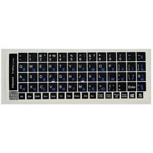 Наклейки на клавіатуру BESTKEY 68 кл Blue (BK13BLU/023)