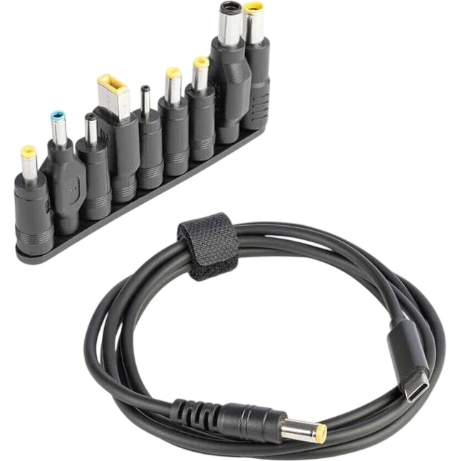 Кабель TUCANO для зарядки ноутбука USB-C + 9 штекеров (MA-CACDC-BK)