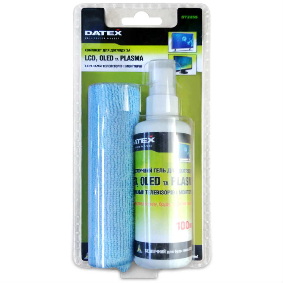 Чистящий набор DATEX PLASMA, LCD, OLED CLEANING KIT (DT2255)