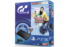 Игровая приставка SONY PS3 Super Slim 500Gb + Sports Champions 2, Gran Turismo 6