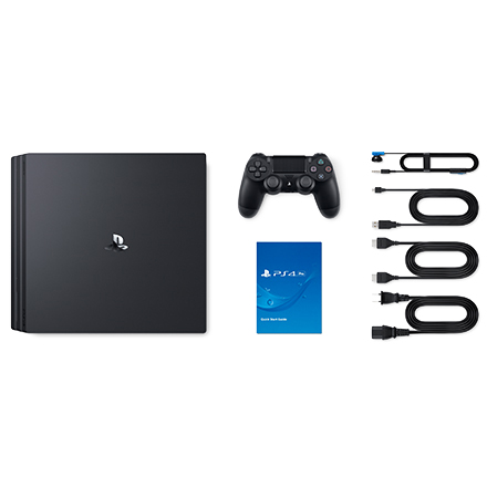 Зовнішній вигляд Ігрова приставка SONY PS4 Pro 1TB A Chassis Black/RUS (1002401567)