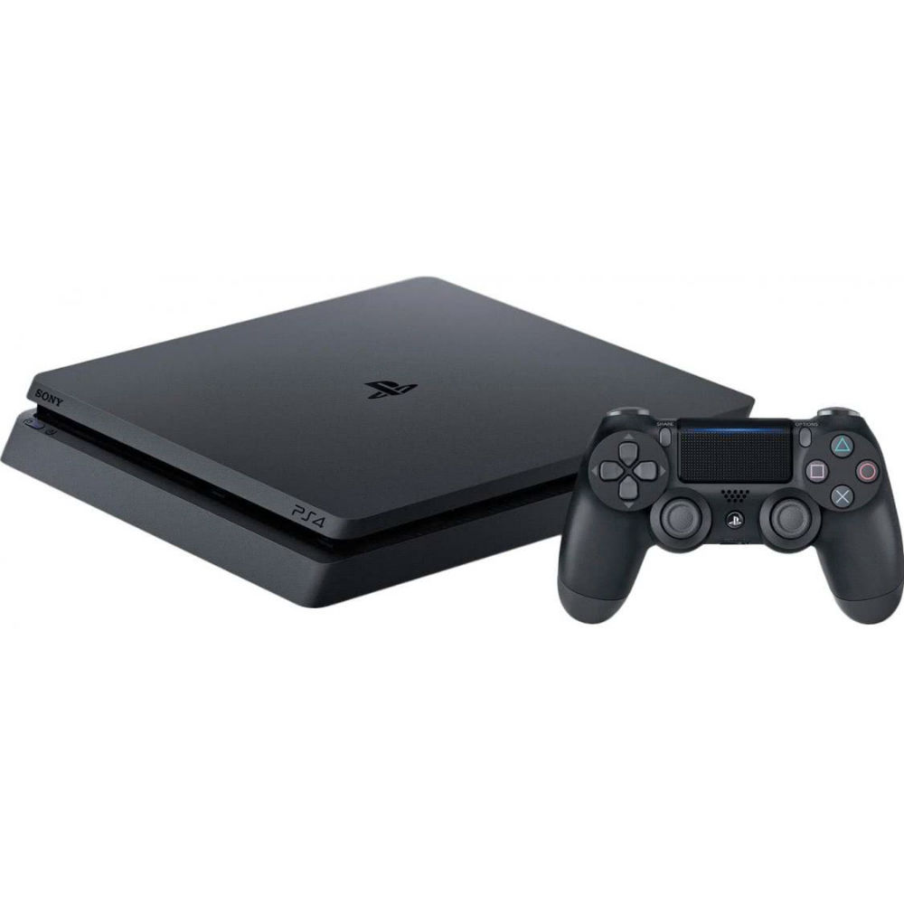 Игровая приставка SONY PS4 Slim 500 Gb Black (HZD+GOW3+UC4+PSPlus 3М) Тип приставки стационарная