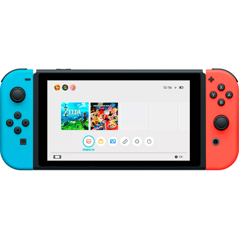 Игровая консоль NINTENDO Switch Neon Blue/Red (45496452643) Жесткий диск 32