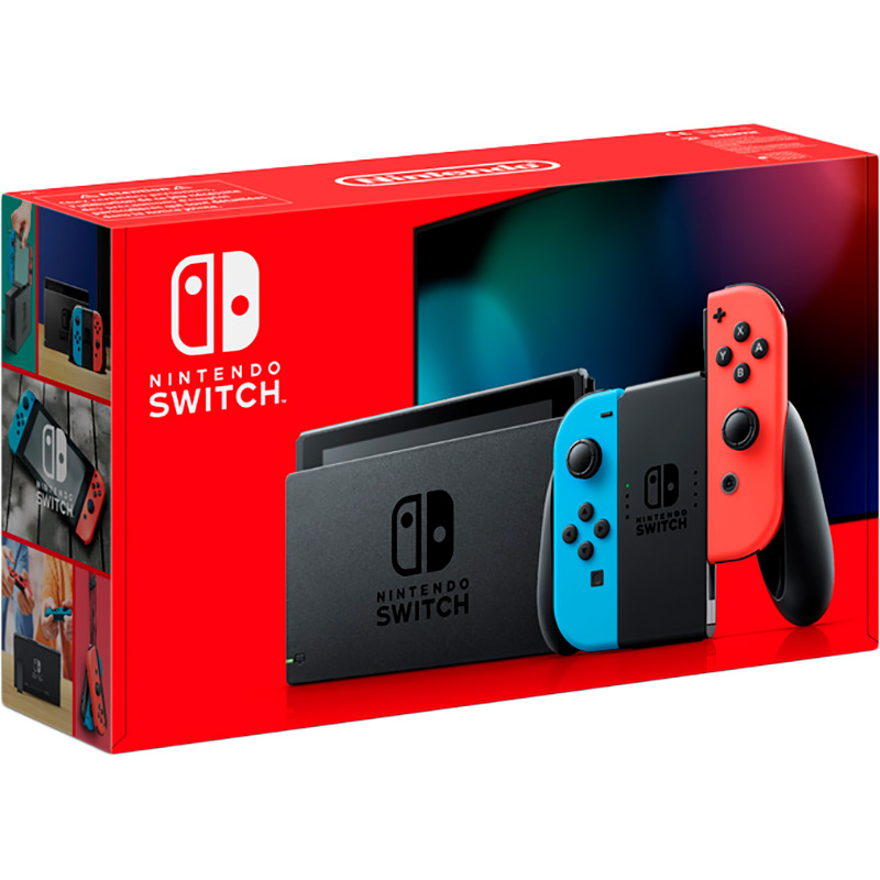 Фото 35 Игровая консоль NINTENDO Switch Neon Blue/Red (45496452643)