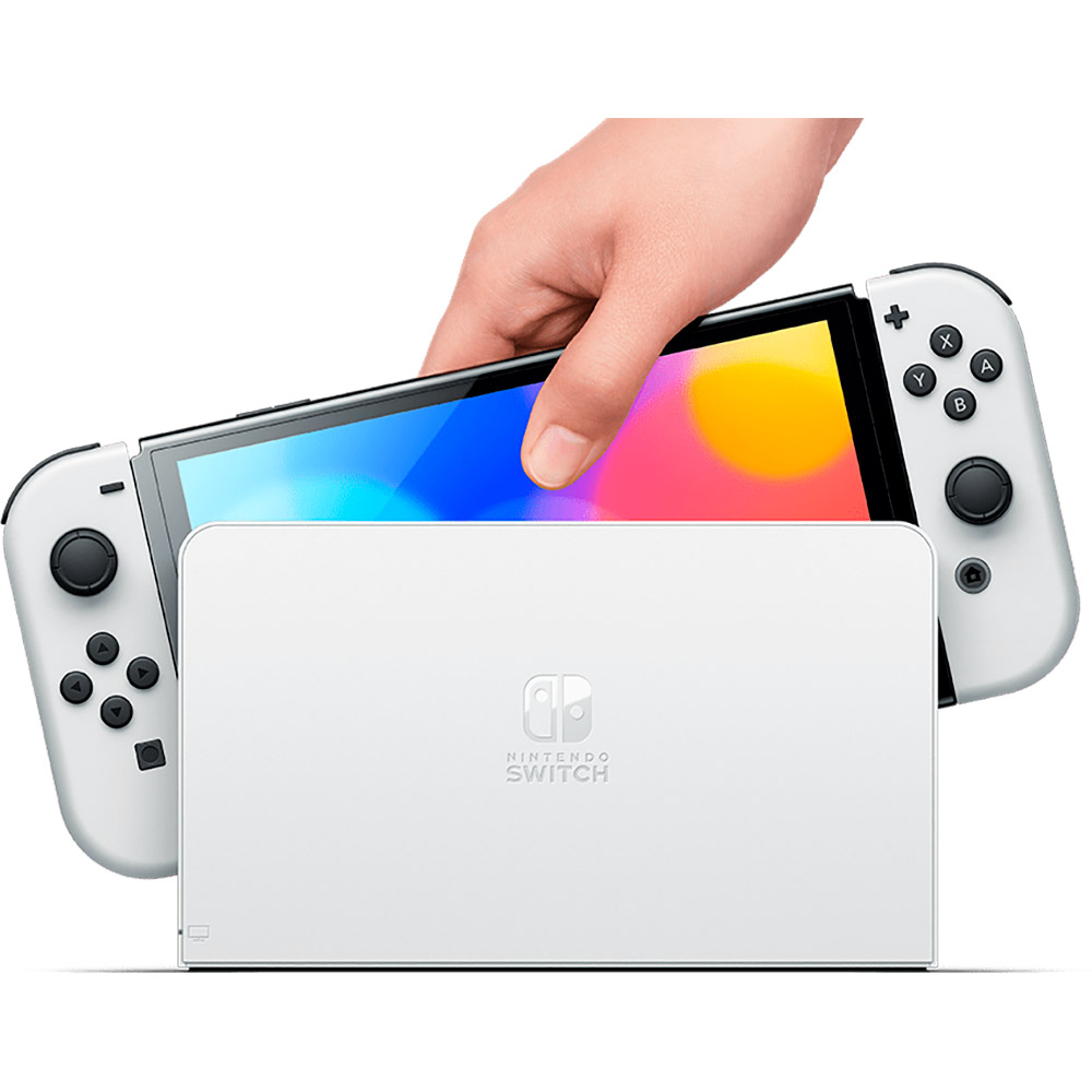 Ігрова консоль NINTENDO Switch OLED White (045496453435) Колір білий