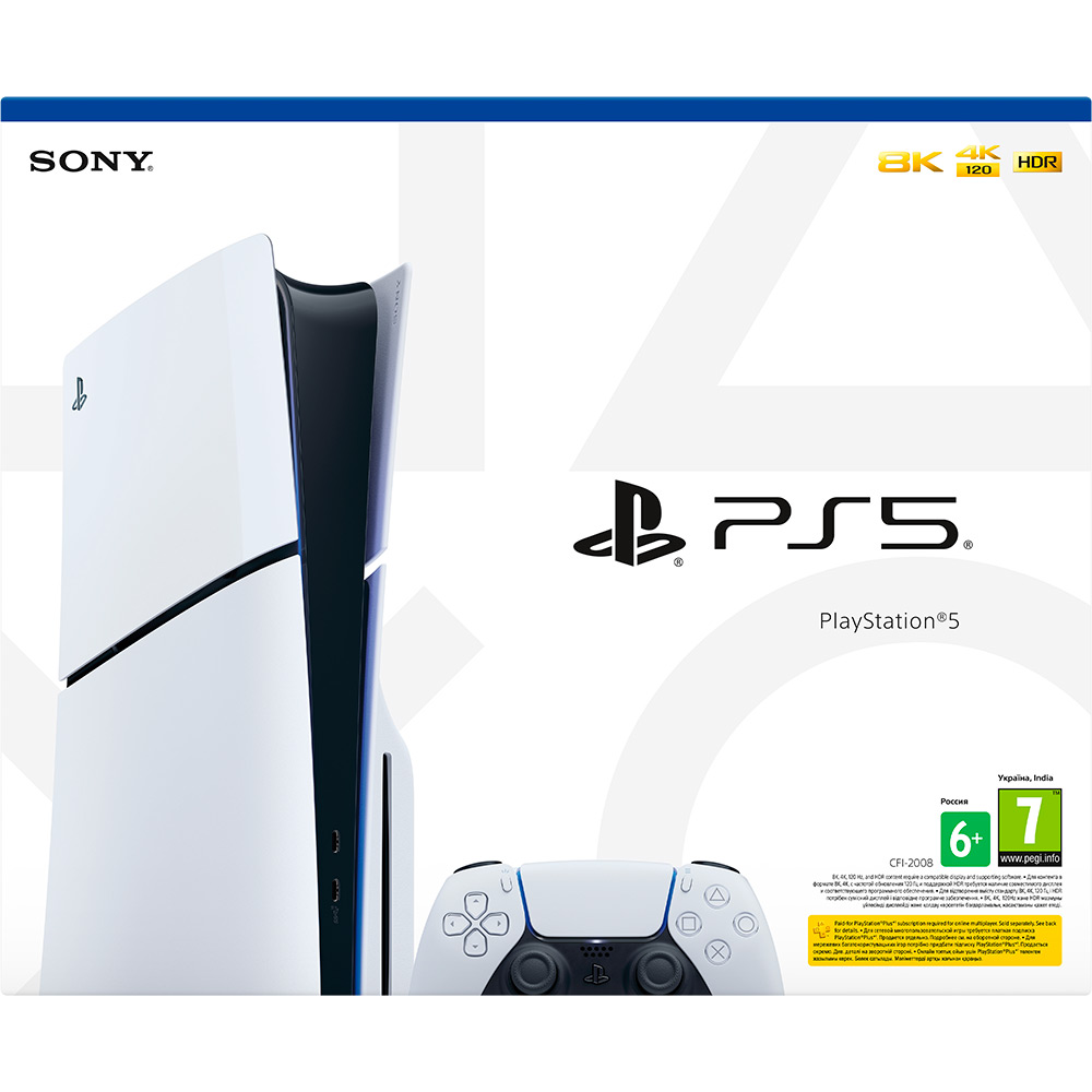 Ігрова приставка SONY PS5 Slim BluRay (1000040591) Модельний ряд PlayStation PlayStation 5