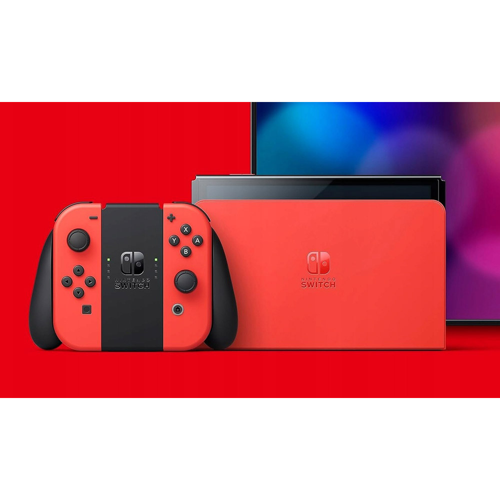 В Украине Игровая приставка NINTENDO Switch OLED Red Mario Special Edition (045496453633)