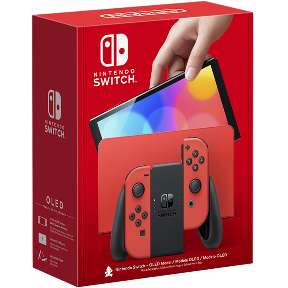 Покупка Игровая приставка NINTENDO Switch OLED Red Mario Special Edition (045496453633)