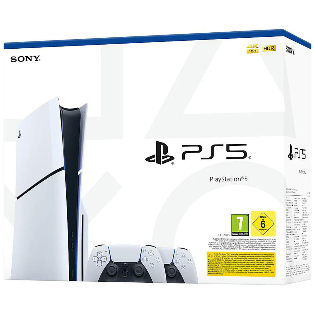 Игровая приставка SONY PlayStation 5 (PS5) Slim Blu-ray (1000042045)