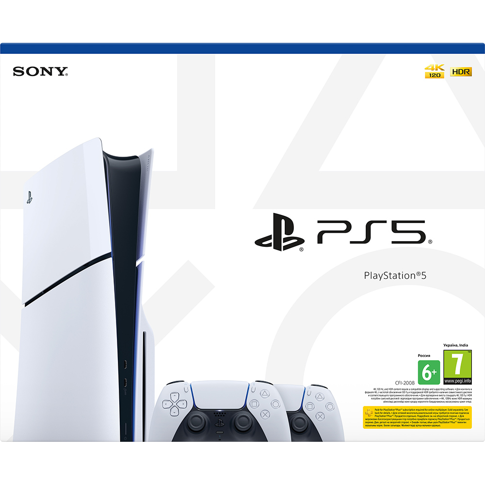 Изображение Игровая приставка SONY PlayStation 5 (PS5) Slim Blu-ray (1000042045)