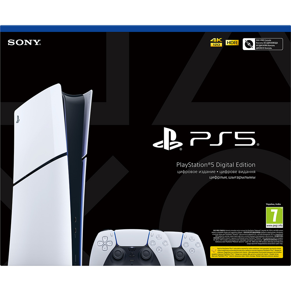 Замовити Ігрова приставка SONY PlayStation 5 (PS5) Slim Digital Edition (1000042066)