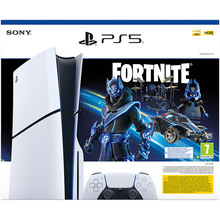 Ігрова приставка SONY PlayStation 5 Slim Blu-ray Fortnite Cobalt Star Bundle (1000045165)