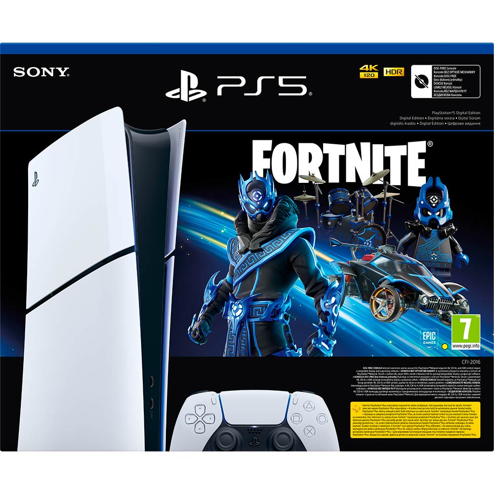 Ігрова приставка Sony PlayStation 5 Slim Digital Edition Fortnite Cobalt Star Bundle (1000045170) Торгова марка SONY