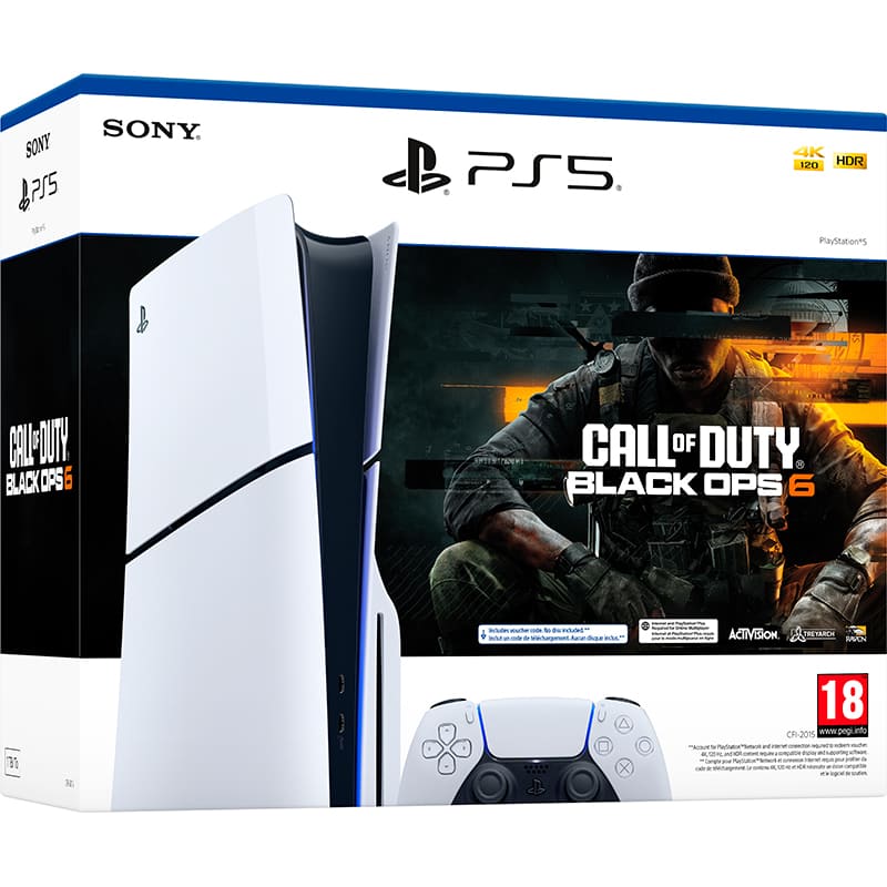 Игровая приставка SONY PlayStation 5 Slim Blu-ray Call of Duty Black Ops 6 Bundle (1000049598) Видеопамять   AMD Radeon RDNA 2
