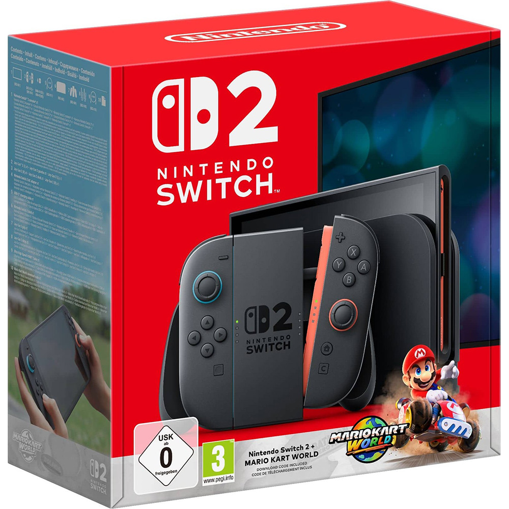 Ігрова консоль NINTENDO Switch 2 Console + Mario Kart World Bundle (0045496321529) Ігрова консоль NINTENDO Switch 2 Console + Mario Kart World Bundle (0045496321529)