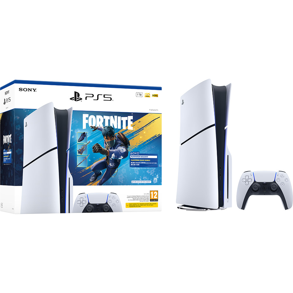 Ігрова приставка SONY PlayStation 5 Slim Blu-ray Fortnite Flowering Chaos Bundle (1000049838)
