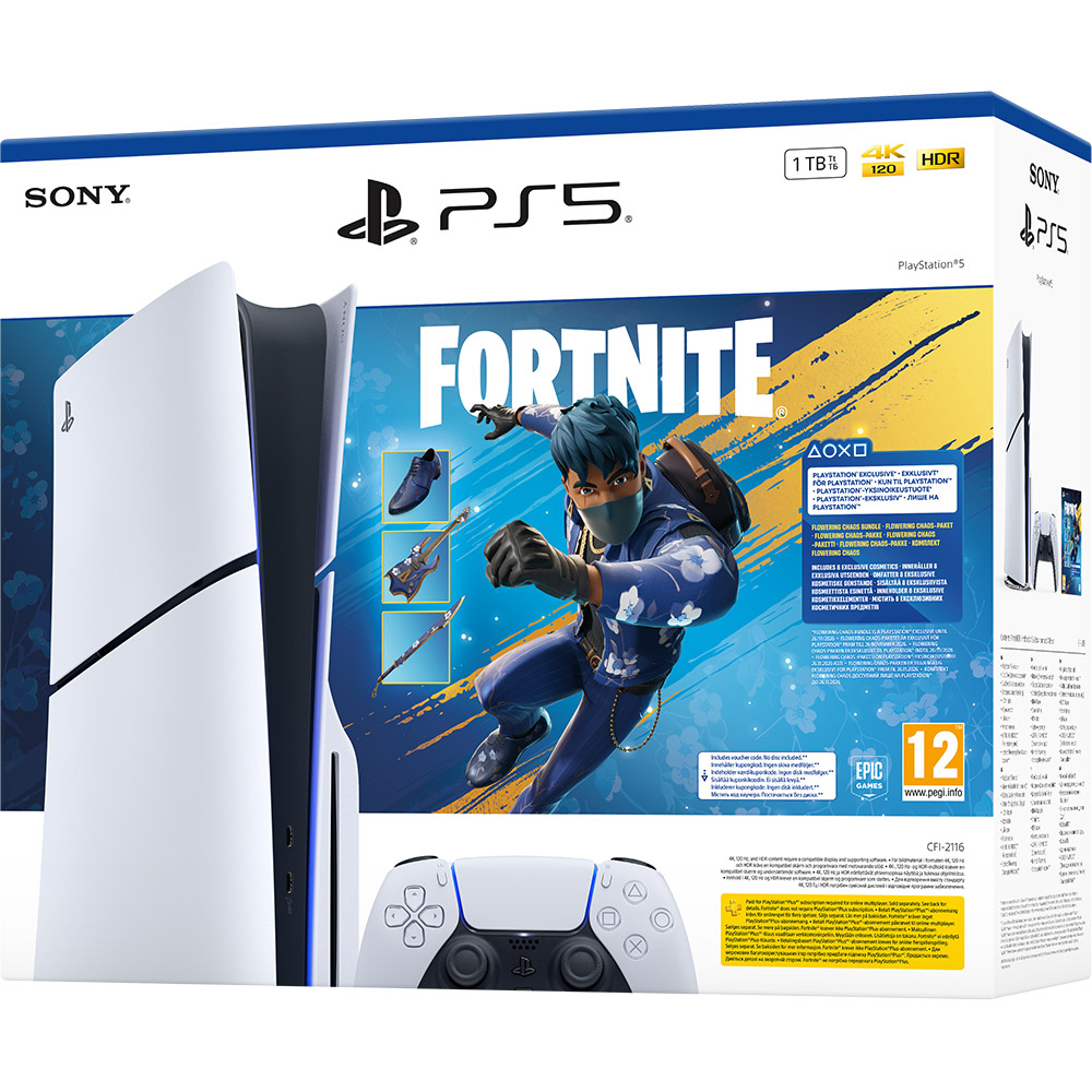 Ігрова приставка SONY PlayStation 5 Slim Blu-ray Fortnite Flowering Chaos Bundle (1000049838) Торгова марка SONY