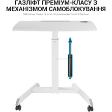 Стіл OFFICEPRO ODM380W