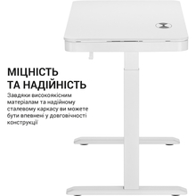 Стіл OFFICEPRO ODE111W