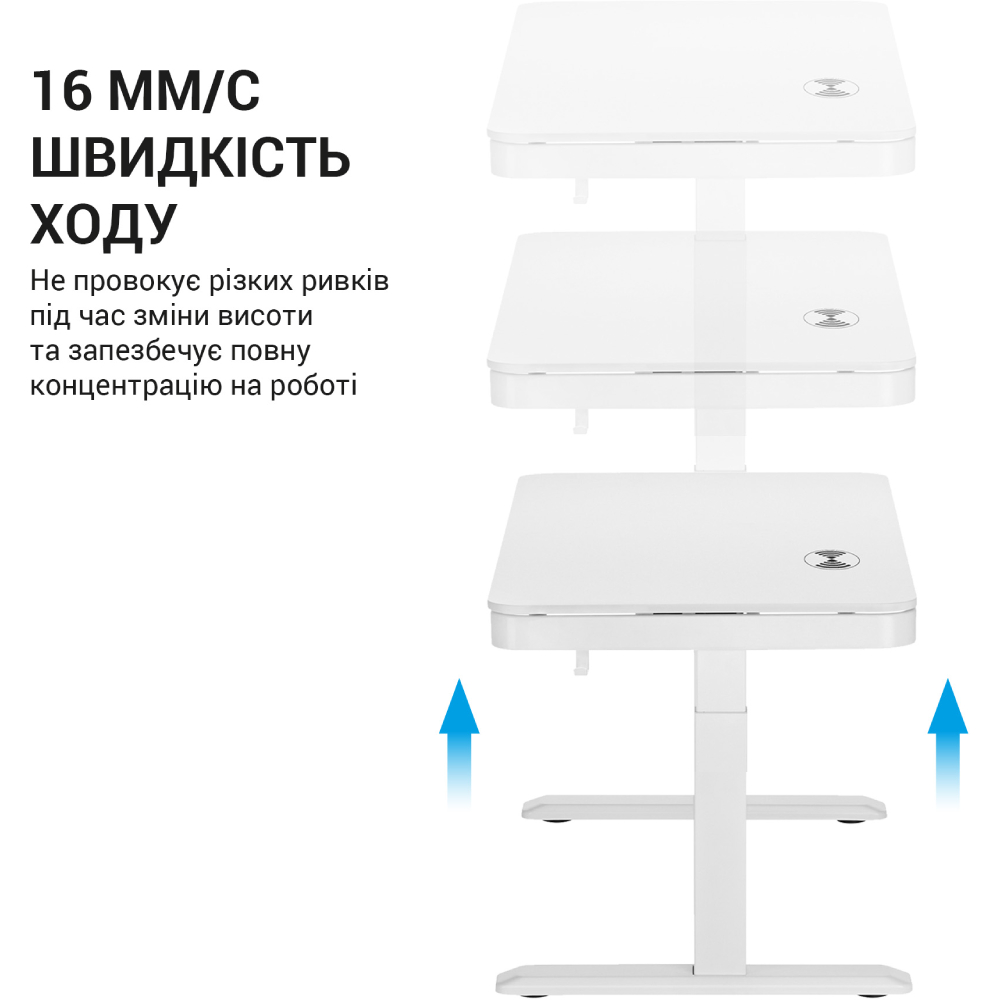 Зображення Стіл OFFICEPRO ODE111W