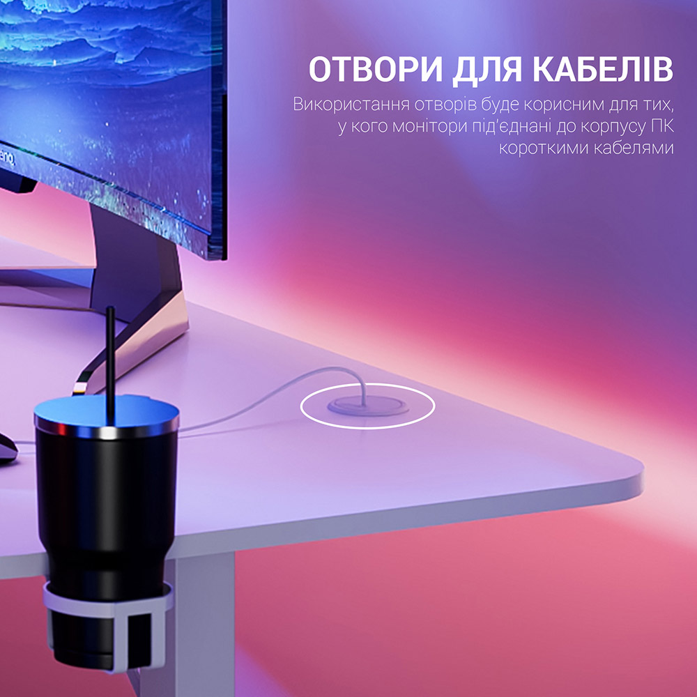 В интернет магазине Компьютерный стол GAMEPRO GDC216W White (GDC216W)