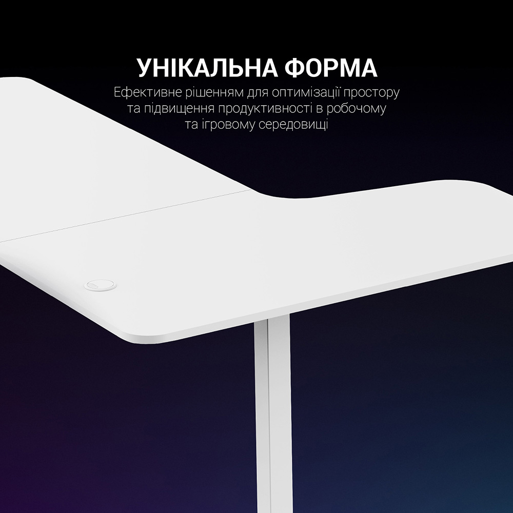 Фото Комп'ютерний стіл GAMEPRO GDC216W White (GDC216W)