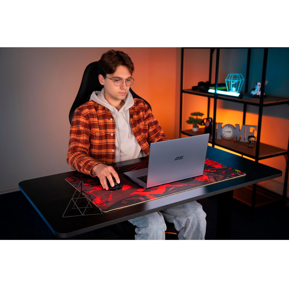 Фото Комп'ютерний стіл 2E СЕ120B-MOTORIZED Black