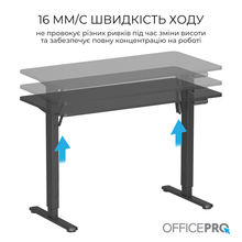 Стол компьютерный OFFICEPRO ODE1260B Black