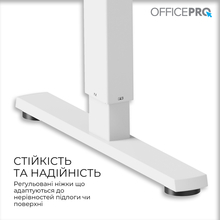 Стіл комп'ютерний OFFICEPRO ODE1260W White