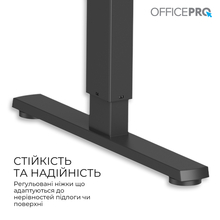 Стол компьютерный OFFICEPRO ODE1260WB White/Black