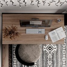 Компьютерный стол ART IN HEAD Brevity Loft Standart Oak Vintage Oxide (TB04090000030)