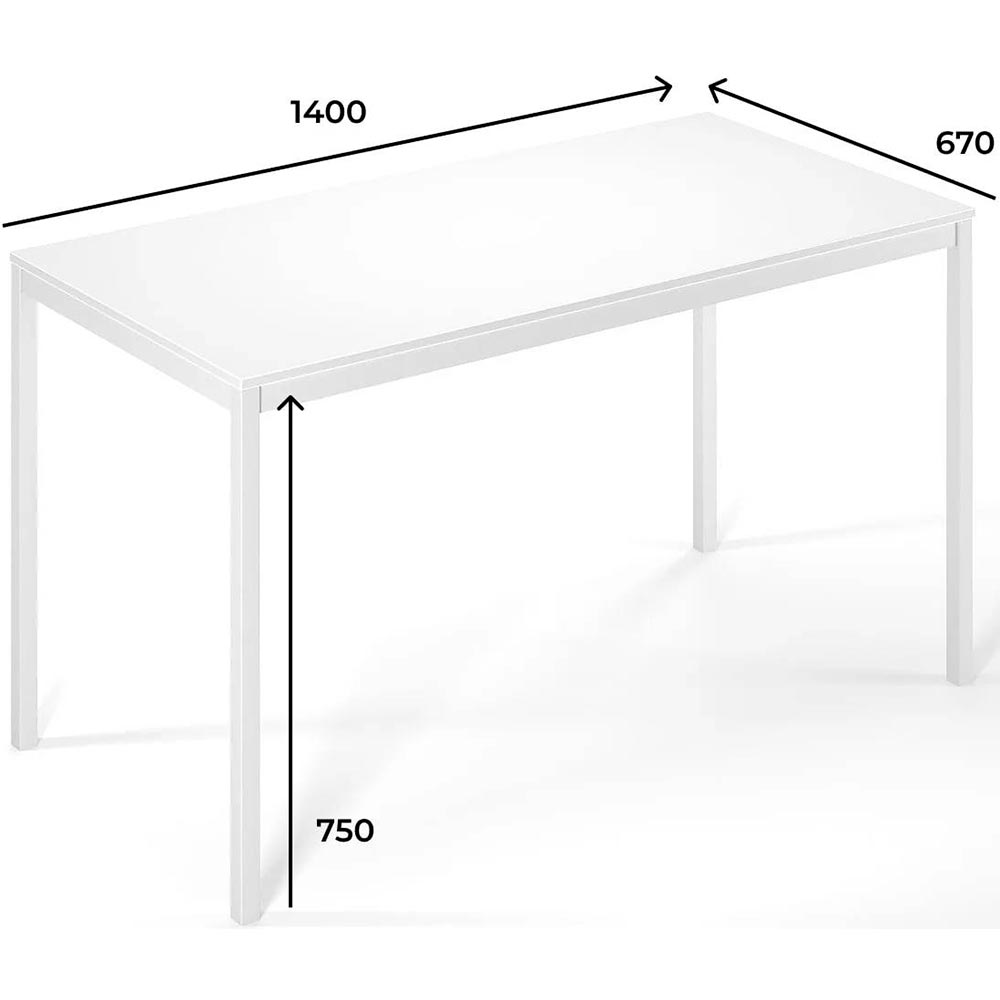 Компьютерный стол ART IN HEAD Brevity Loft Standart Oak Vintage Oxide (TB04090000030) Ширина 1400