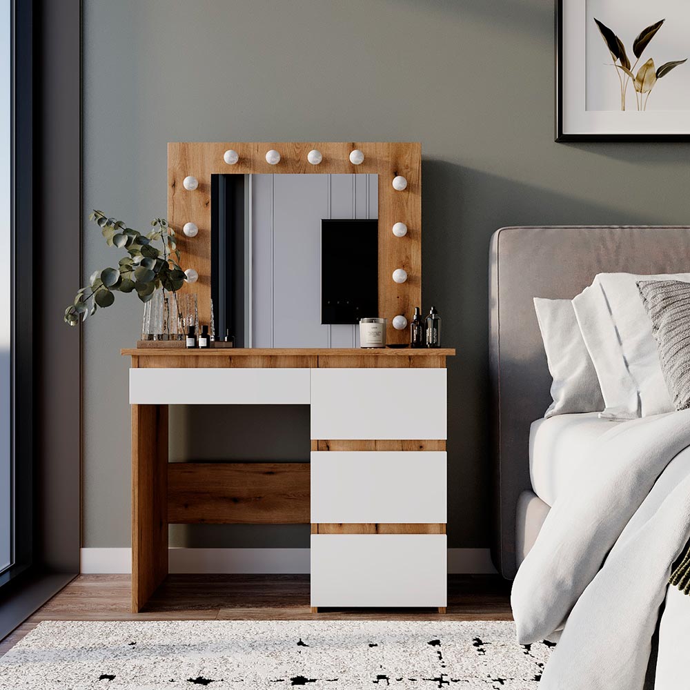 Туалетний столик ART IN HEAD Beauty Ewok Oak (TB31100100000) Ширина 940