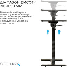 Компьютерный стол OfficePro ODM405B Black Компьютерный стол OfficePro ODM405B Black