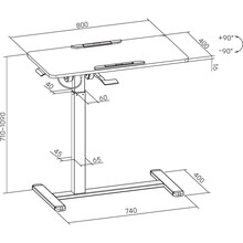 Компьютерный стол OfficePro ODM405B Black Компьютерный стол OfficePro ODM405B Black