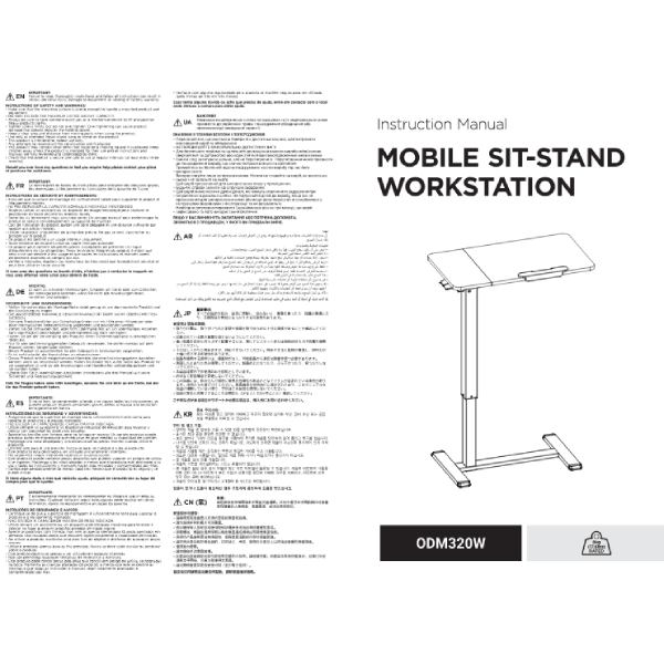 Фото Компьютерный стол OfficePro ODM320W White