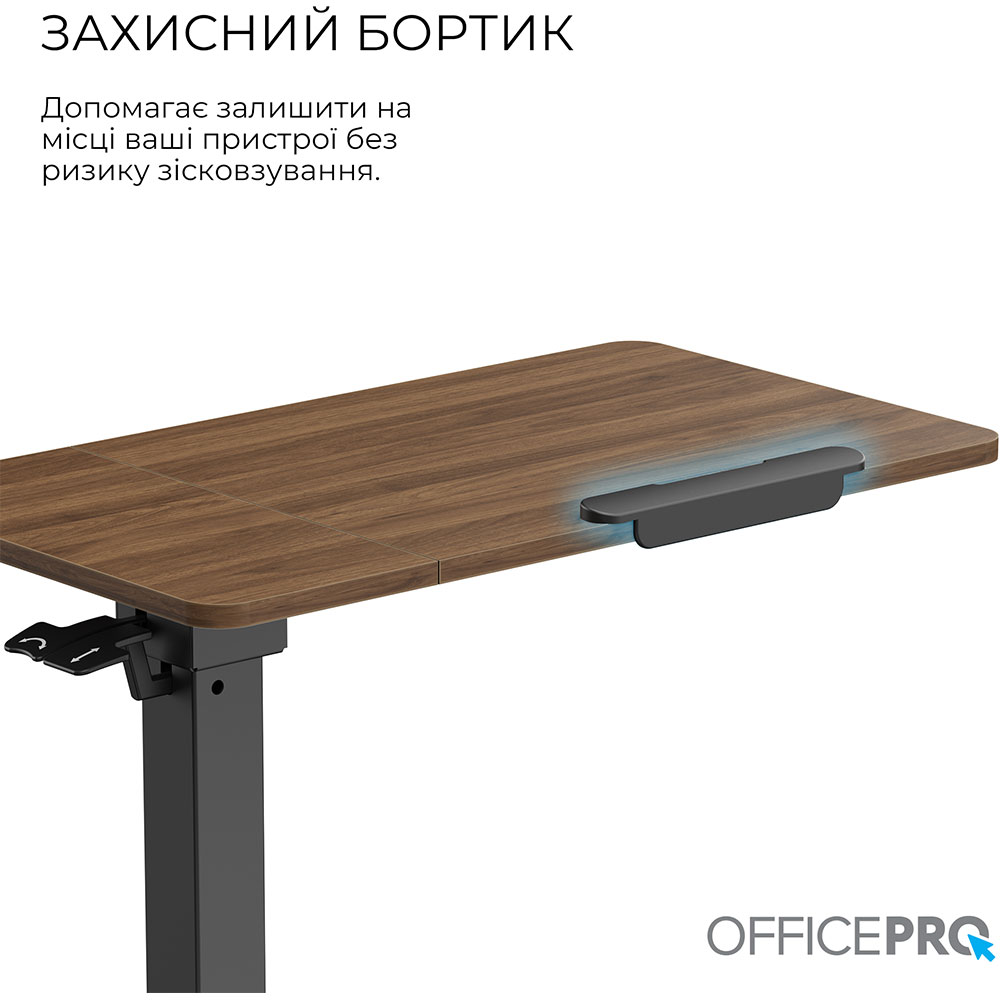 Внешний вид Компьютерный стол OfficePro ODM320DW Dark Wood/Black