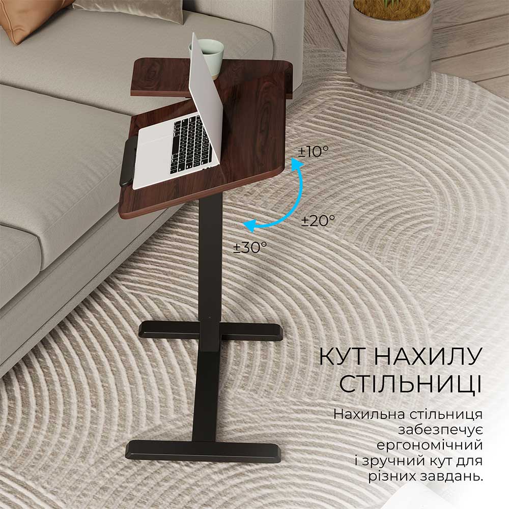 Заказать Компьютерный стол OfficePro ODM320DW Dark Wood/Black