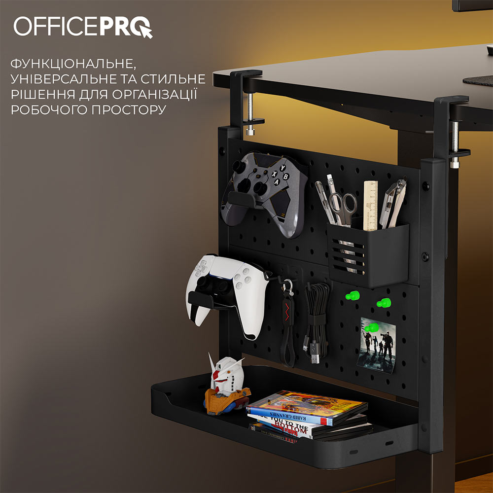 Настольный органайзер OFFICEPRO DO1040B Black Настольный органайзер OFFICEPRO DO1040B Black Глубина 220